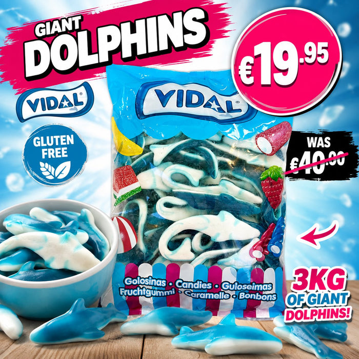 Vidal Giant Dolphins 2kg Bag (Gluten Free)