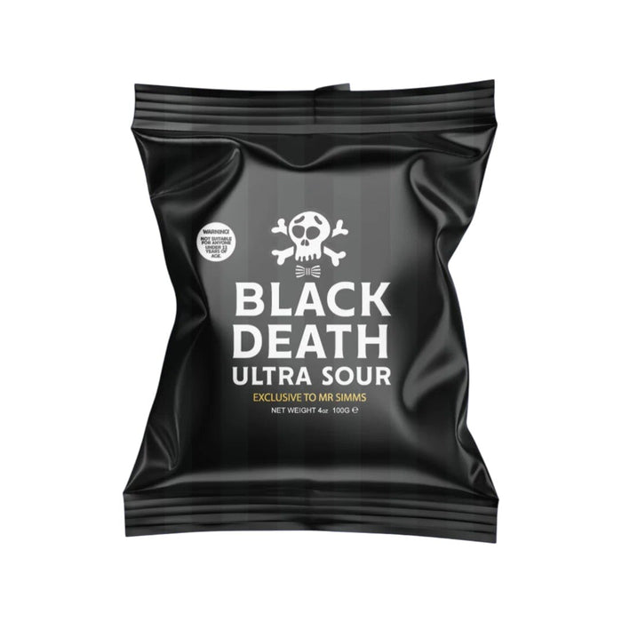 Black Death Ultra Sour 100g Bag