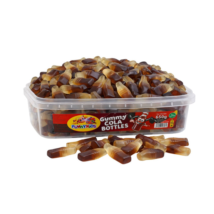 FunnyKids Plain Gummy Cola Bottles (Halal)