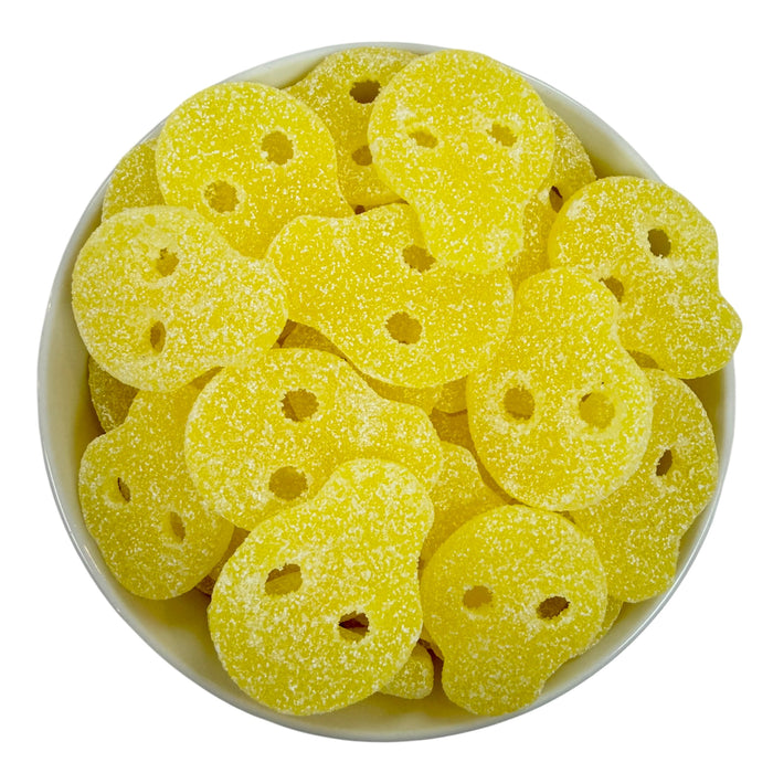 Fizzy Pineapple Skulls (Vegan)