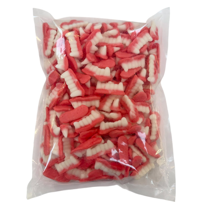 Plain Gummy Teeth 1Kg BAG (Halal)