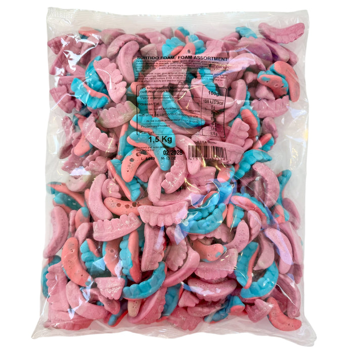 Foam Teeth 1.5kg Bag