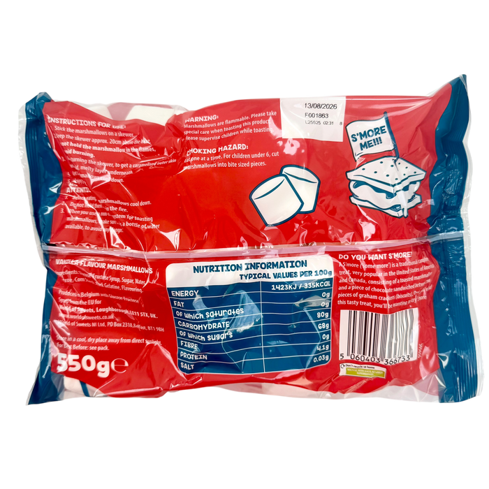 Mega Melty Marshmallows Bag 550g