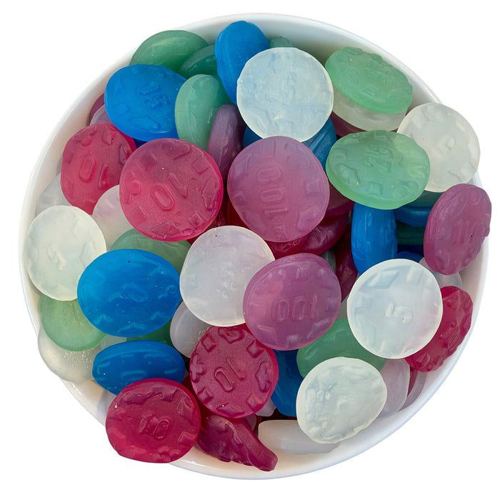 Plain Poker Coins (Vegan)