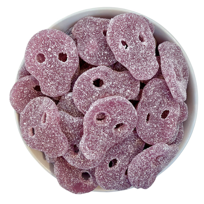 Fizzy Grape Skulls (Vegan)