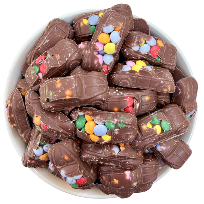 Chocolate VW Cars & Smarties - Swedish Chocolate