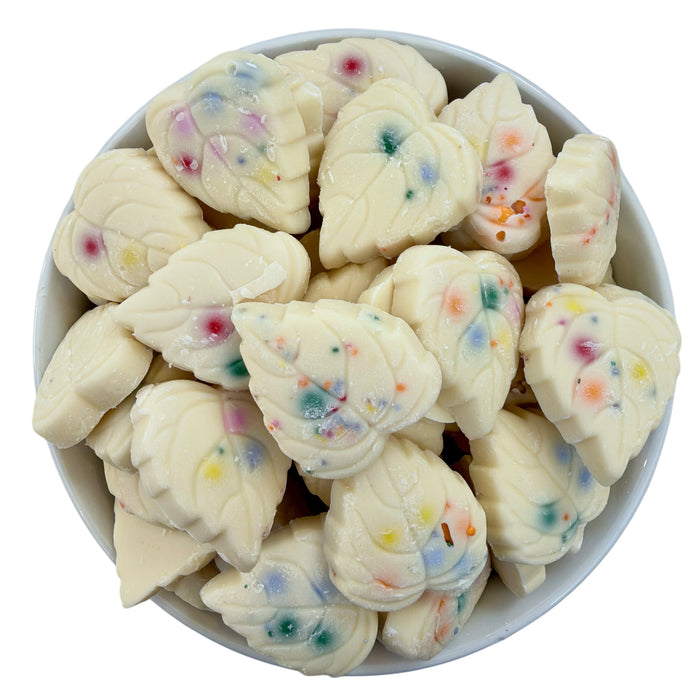White Chocolate Leaves & Smarties - Swedish Chocolate