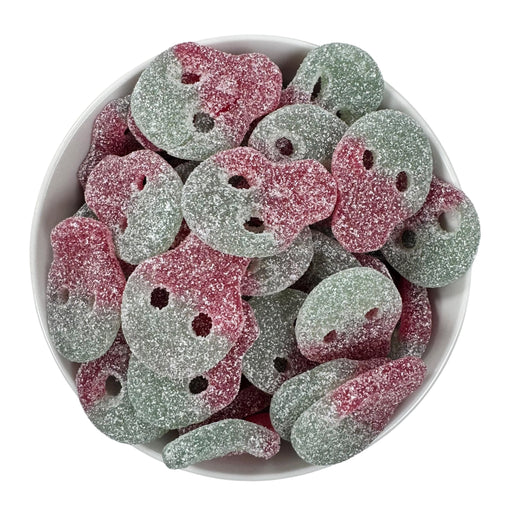 Fizzy Watermelon Skulls (Vegan)