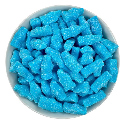 Fizzy Blue Raspberry Bottles (Vegan)