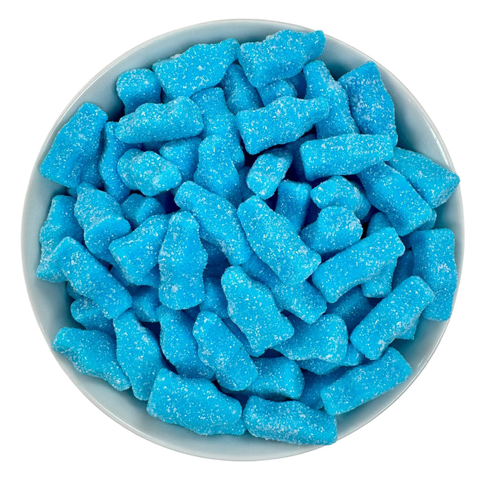 Fizzy Blue Raspberry Bottles (Vegan)