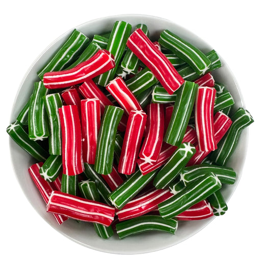 Christmas Green & Red Poles