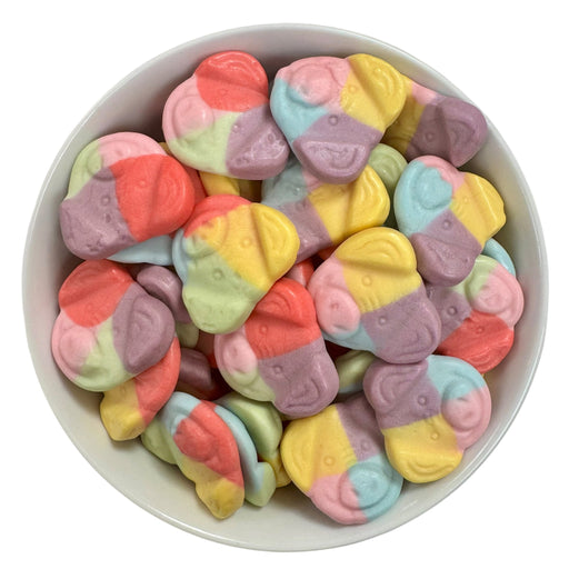 Multicoloured Pigs Mugs (Gluten Free, Vegan)