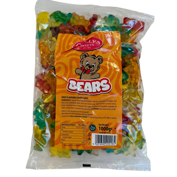Crilly's Plain Large Bears 1Kg (Halal)