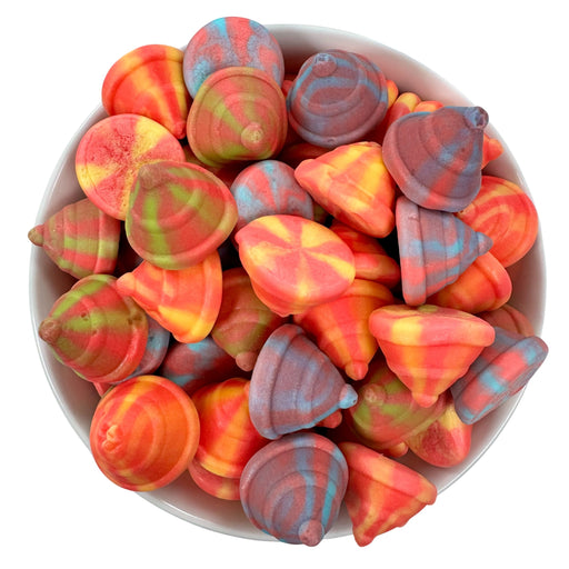 Damel Multicoloured Spinning Tops (Halal)