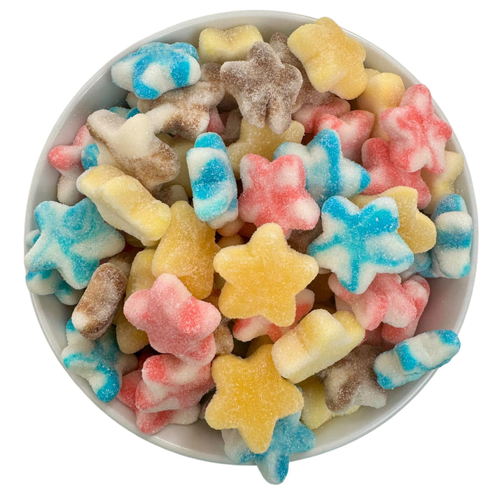 Sugared Twist Stars (Gluten Free, Halal)