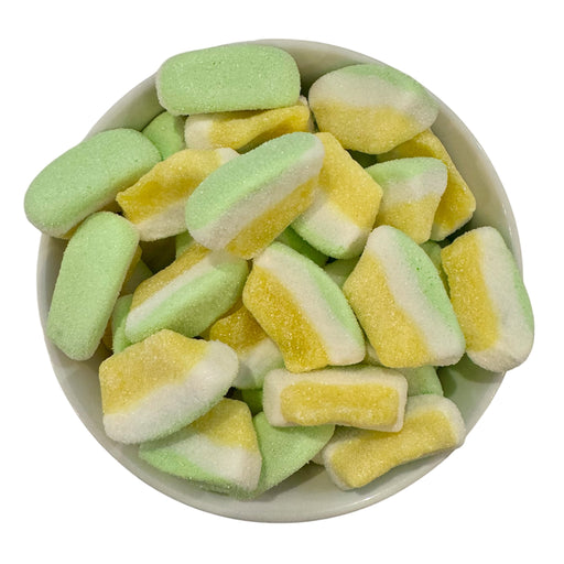 Freeze Dried Fizzy Pina Colada Slices (Gluten Free)