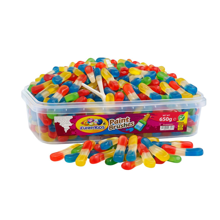 FunnyKids Plain Paint Brushes (Halal)