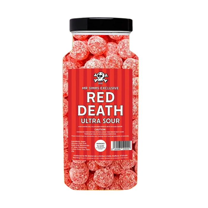 Red Death Cola Ultra Sour 2.5kg Tub