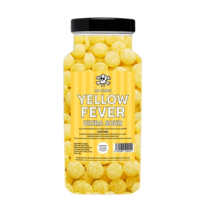 Yellow Fever Pineapple Ultra Sour 2.5kg