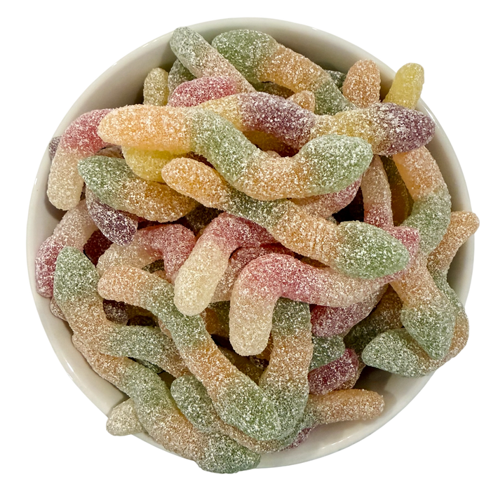Fizzy Jelly Worms (Gluten Free) - 100g