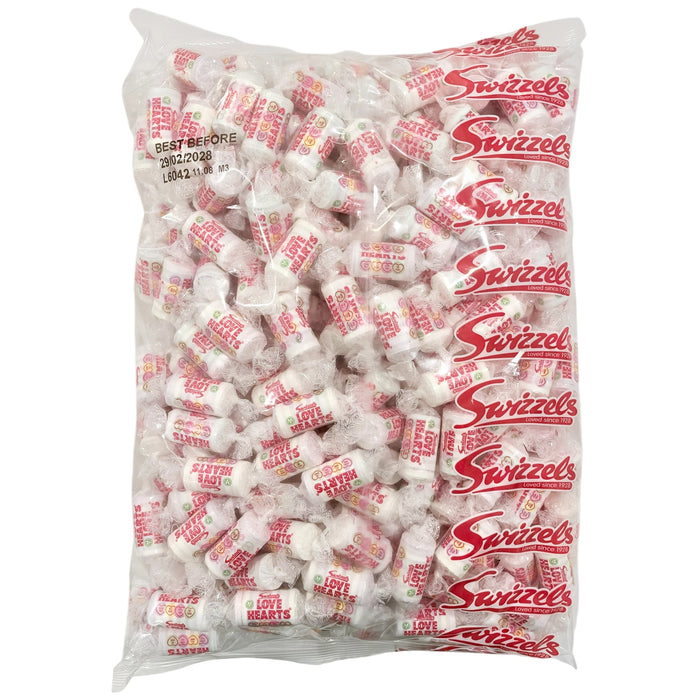 Swizzels Love Hearts 3kg Bag (Vegan)