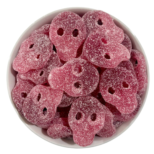 Fizzy Pomegranate & Cherry Skulls (Vegan)