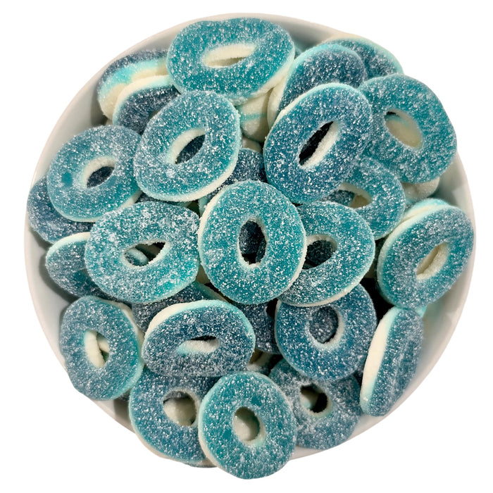 Blue Raspberry Sour Rings (Gluten Free)