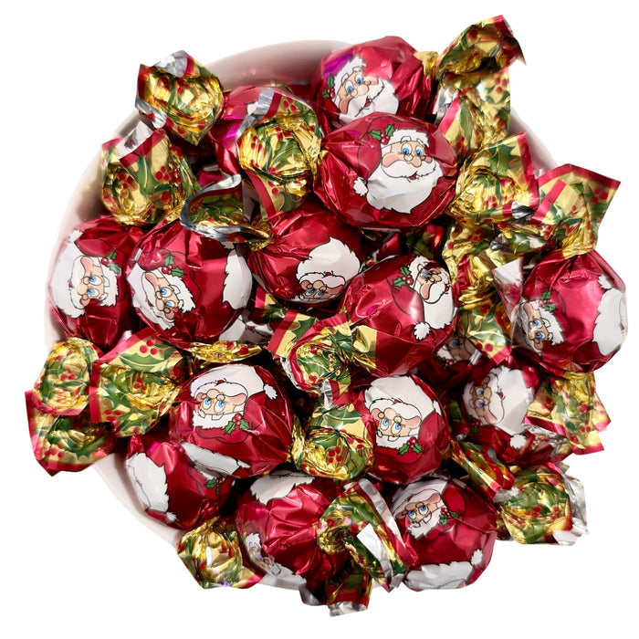 Creme Filled Milk Chocolate Santa Xmas Twists