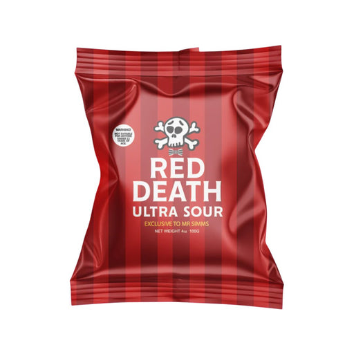Red Death Cola Ultra Sour 100g Bag