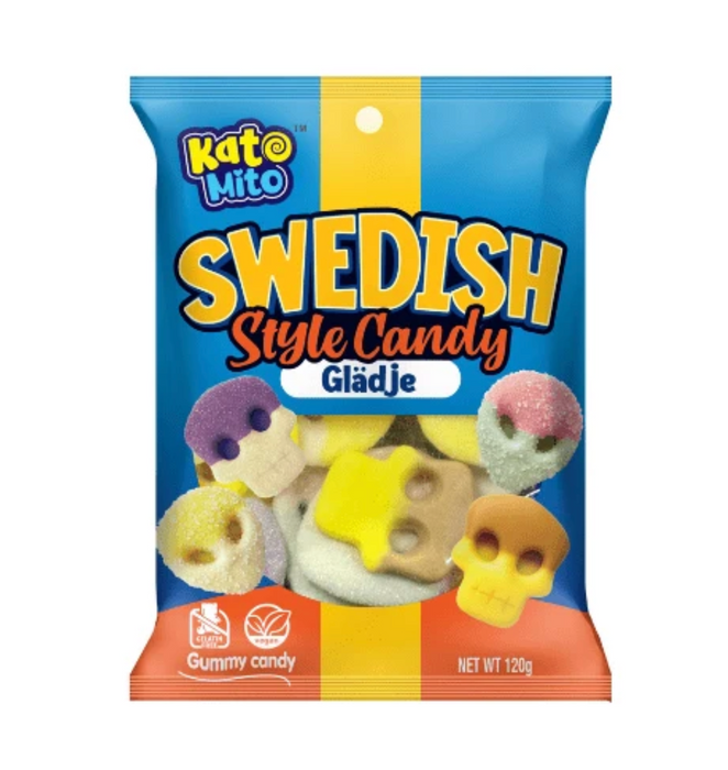 Swedish Style Skull & Alien Candy Bag - 120g (Vegan)