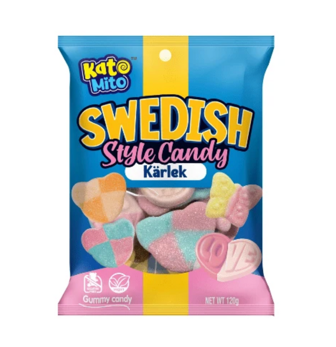 Swedish Style Candy Bag Bears & Butterflies - 120g (Vegan, Gluten Free)