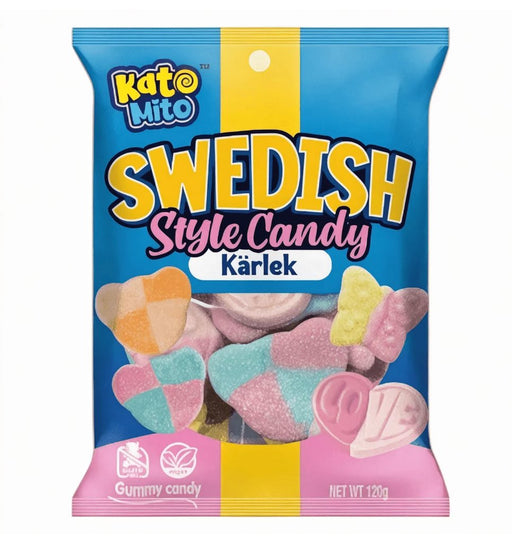 Swedish Style Bears & Butterflies Candy Bag - 120g (Vegan)