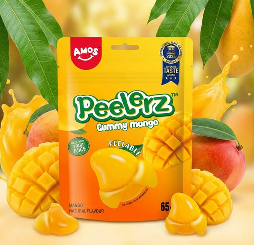 AMOS Peelerz Gummy Mango Bag - 120g