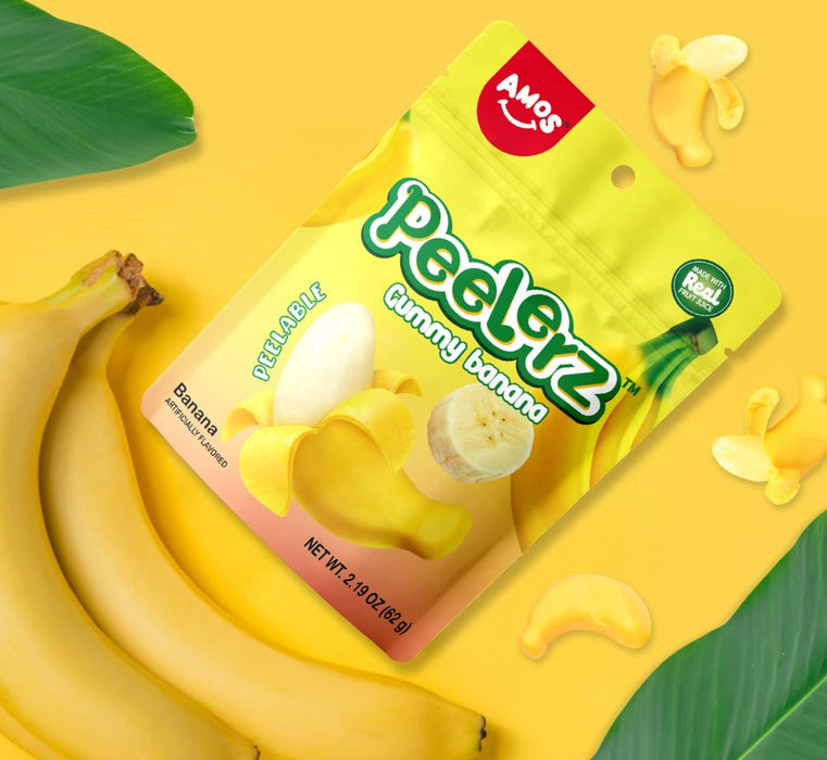 AMOS Peelerz Gummy Banana Bag - 120g