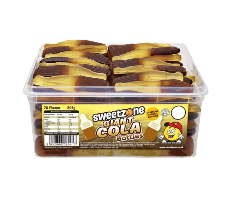 Sweetzone Giant Cola Bottles (Halal)