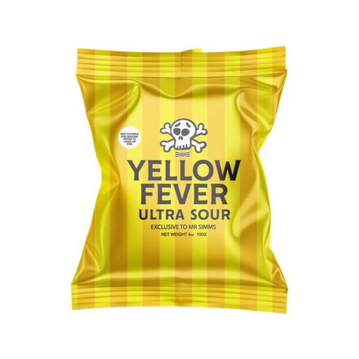 Yellow Fever Pineapple Ultra Sour 100g Bag