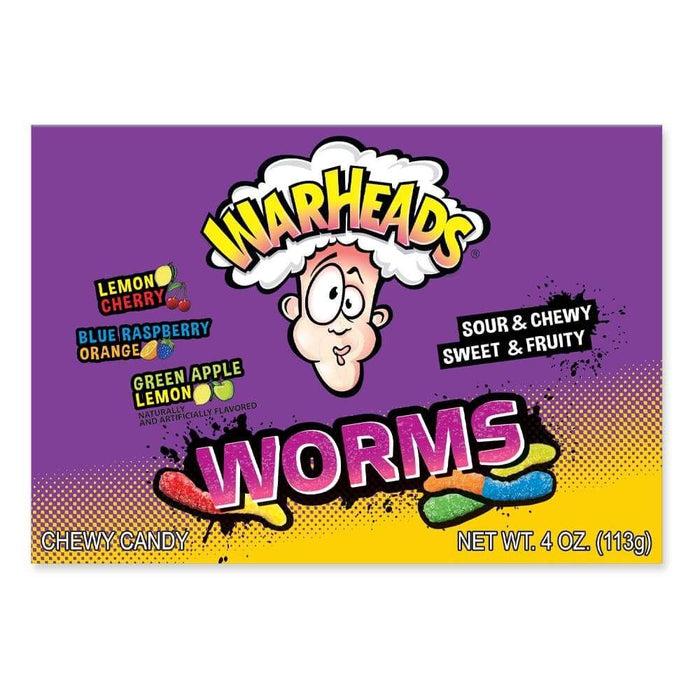 Warheads Sour Worms Theatre Box 113g