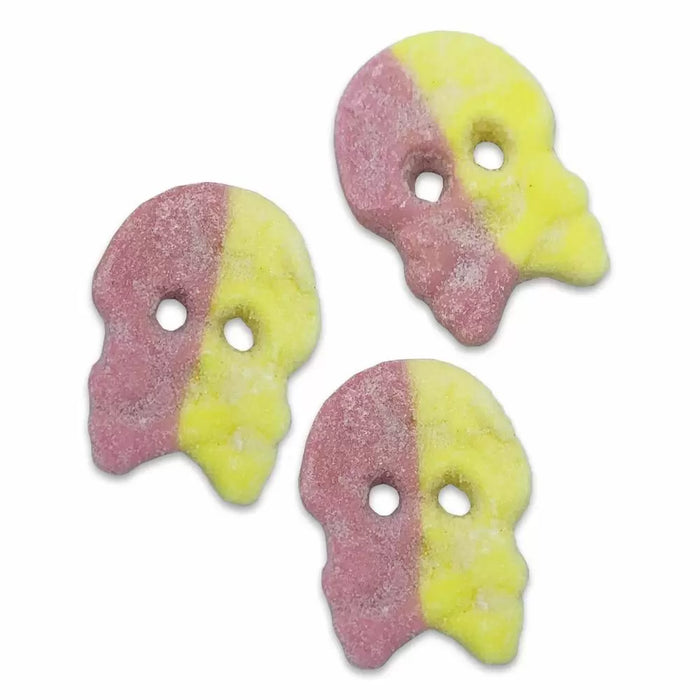 Sour Raspberry & Lemon Foam Skulls