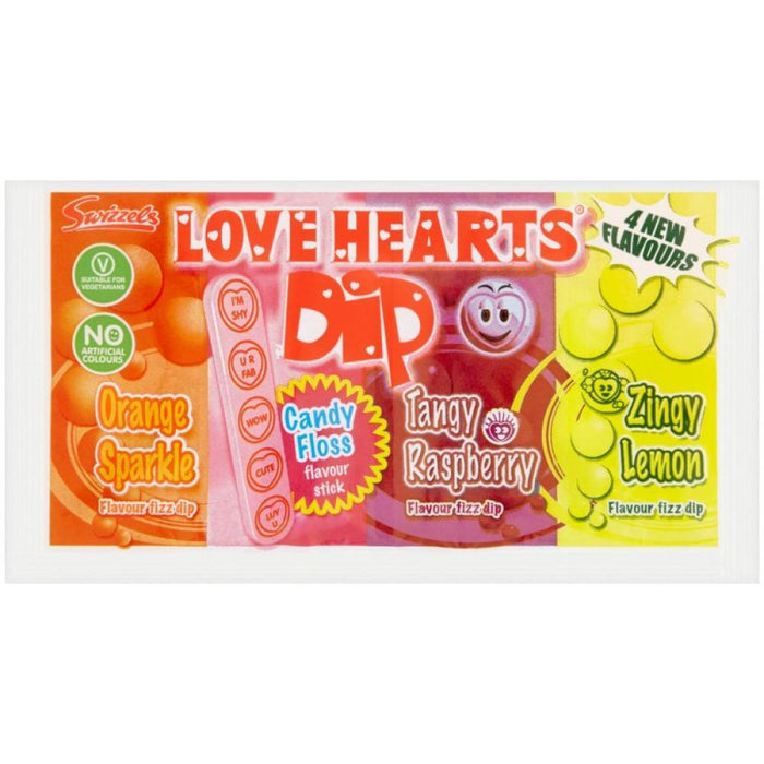 Swizzels Love Hearts Dip 23g