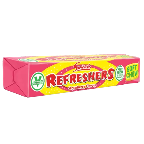 Swizzels Refreshers Strawberry Chews Stick Pack 43g